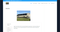 Desktop Screenshot of nighttrain-partybus.com